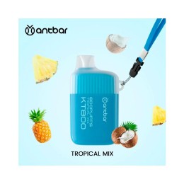 Vaper desechable Antbar KT800 Tropical Mix / 20mg / 800 Caladas / Colgante Incluido