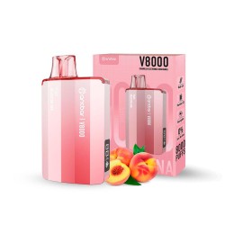 Vaper desechable Antbar V8000 Melocoton / 16ml / 8000 Caladas / SIN NICOTINA